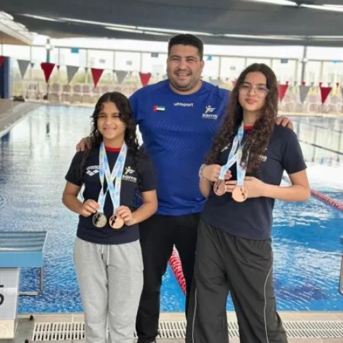 girls' sports competition in the UAE
